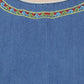 Women Kurti Denim Blue Regular Fit