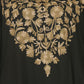 Women Kaftan Top Black Casual Regular Fit and Flare Embroidery Work