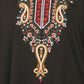 Women Top Black Casual Regular Fit Bell Sleeve