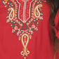 Women Top Maroon Casual Regular Fit Bell Sleeve