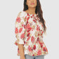 Women Printed Top Bell Sleeve Regular Fit