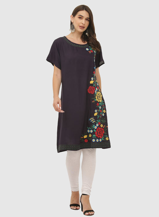Women Dress Black Regular Fit