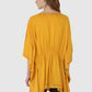 Women Kaftan Top Musturd Casual Regular Fit and Flare Multi color Embroidery Work