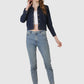 Women Denim Jacket Full Sleeve Solid