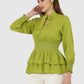 Women Top P/Green Regular Fit and Flare