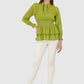 Women Top P/Green Regular Fit and Flare