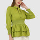 Women Top P/Green Regular Fit and Flare