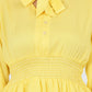 Women Top Yellow Regular Fit and Flare
