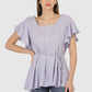 Women Top Purple Regular Fit and Flare