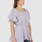 Women Top Purple Regular Fit and Flare