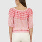 Women Top Pink Printed Party Wear