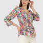Women Top Multi Printed Fit and Flare