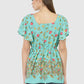 Women Top Printed Regular Fit and Flare