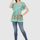 Women Top Printed Regular Fit and Flare