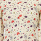 Women Dress Printed Fit and Flare 3/4 Sleeve
