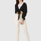 Women Top Black Regular Fit