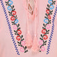 Women Top Pich Rayon Tunic Casual Fit and Flare Puff Sleeve