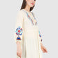 Women Top Lemon Yellow Rayon Tunic Casual Fit and Flare Puff Sleeve