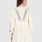 Women Top Lemon Yellow Rayon Tunic Casual Fit and Flare Puff Sleeve