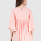 Women Top Pich Rayon Casual Fit and Flare Butter Fly Sleeve